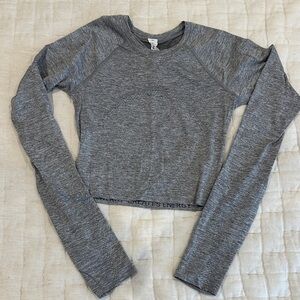 Lululemon Swiftly Tech Cropped Long-Sleeve Shirt 2.0